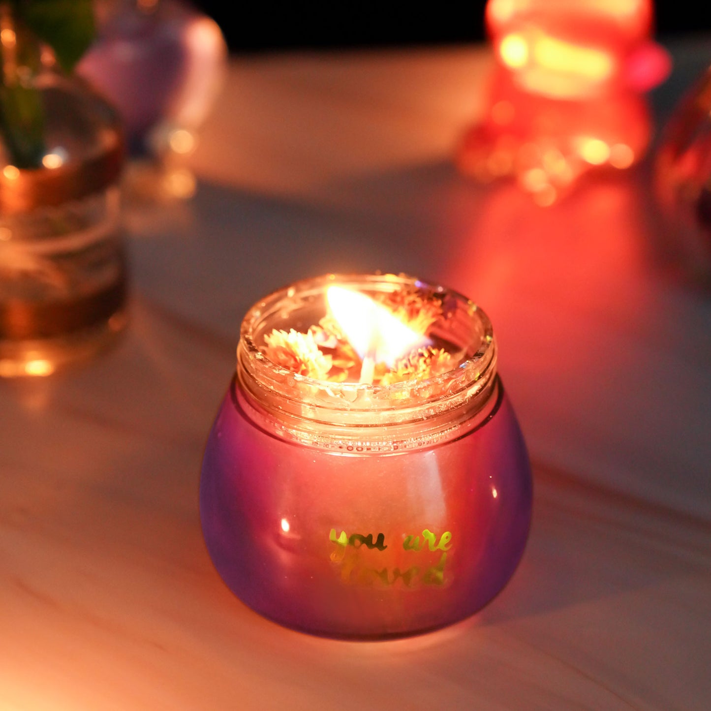 Epoxy Resin Jar with Screw-On Lid DIY Casting Silicone Mold Kit with Glitters