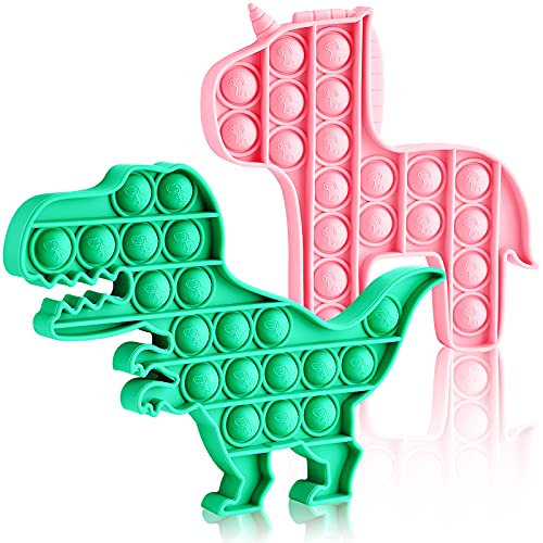 Fidget Pack 2PCS Push Pop Bubble Fidget Sensory Toy, Fidget Toys for Stress An