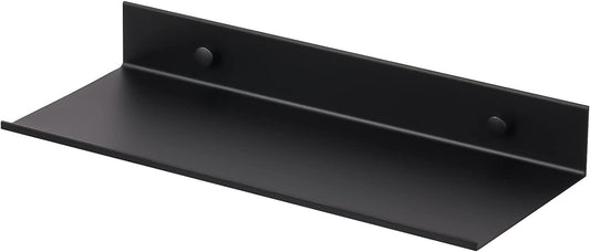 Aluminum Wall Mount Floating Shelf Picture Ledge Black 11.7"x4.6" Metal Display