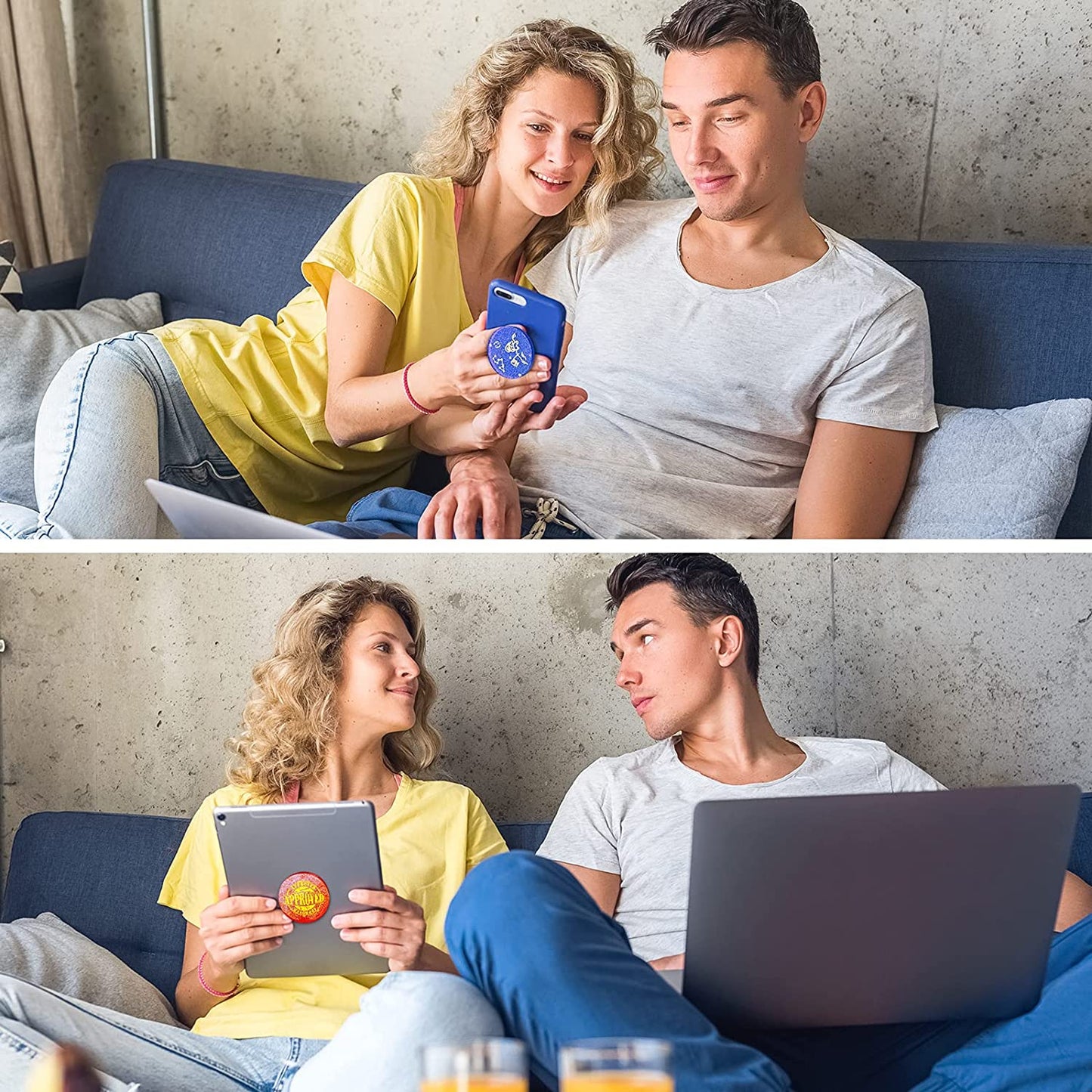 Phone Grip On Top Epoxy Resin Casting Kit 7 Mix Shapes Silicone Molds+10 Stand