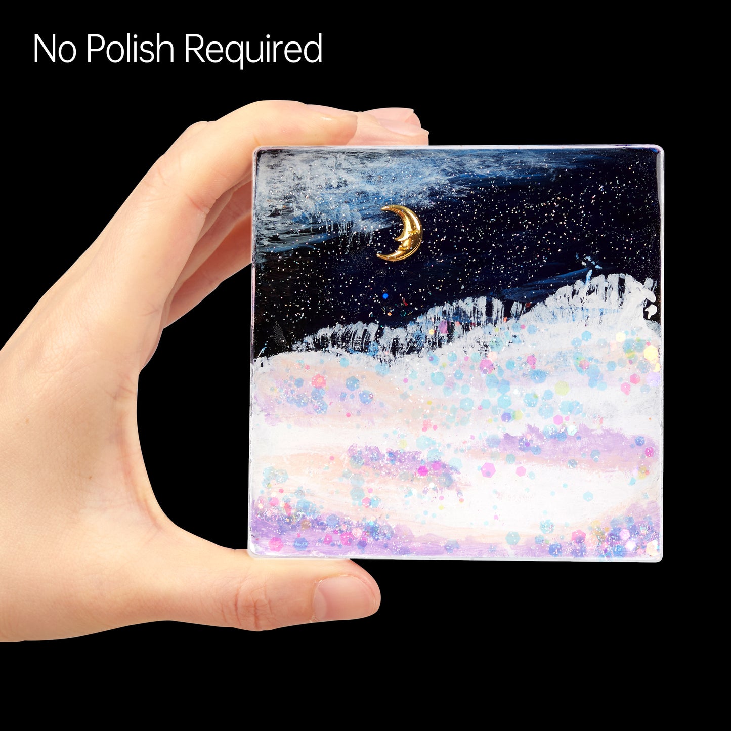 DIY Epoxy Resin Casting Silicone Mold Kit 3PCS Rectangular Coaster Storage Box