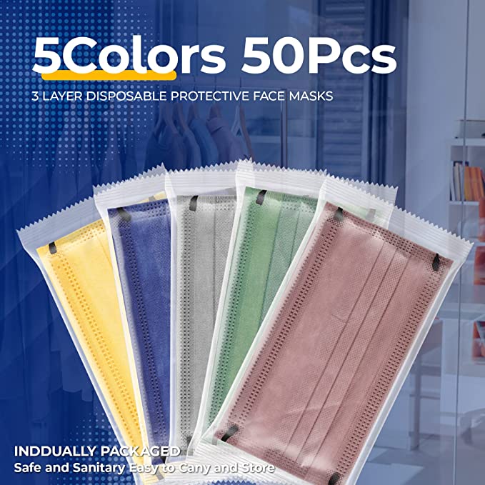 50-Pack Individually Wrapped Disposable s Adults Size Elegant