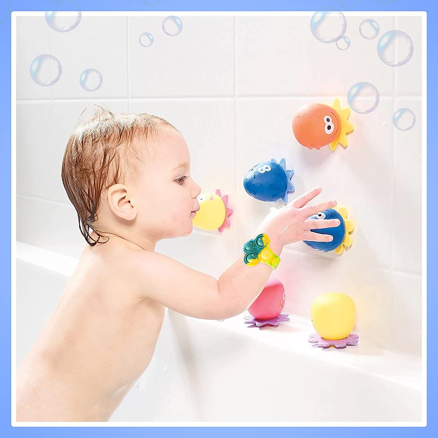 Push Pop Bubble Wristband Silicone Fidget Sensory Toy Bracelet Toy Stress Reduce