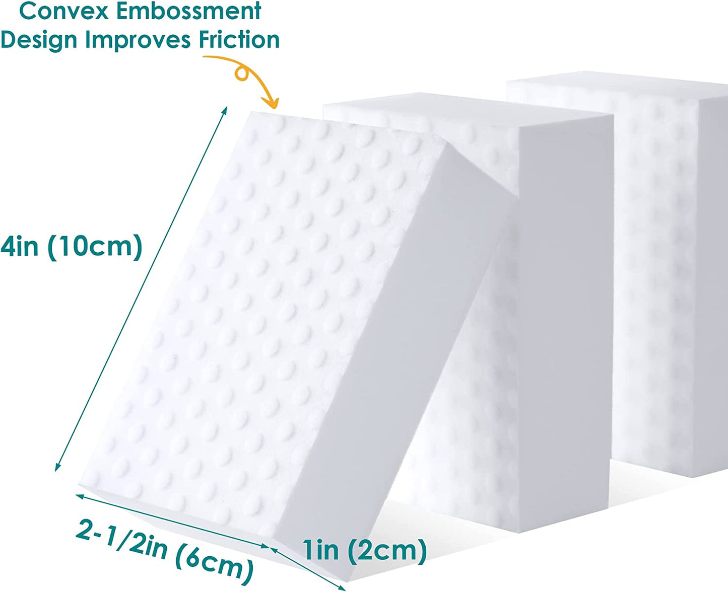 Magic Nano Sponge Erasers 100PCS Multi-Functional Melamine Cleaning Foam Cleaner