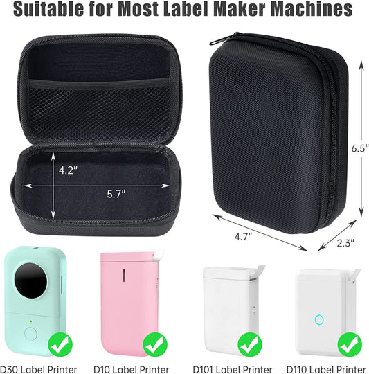 Mini Portable Label Printer Case Compatible with Phomemo D30 D35 Label Maker