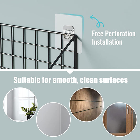 NiHome Wall Mount Shelf Rustic Wood Floating Shelves for Wall Set of 3 (Black)