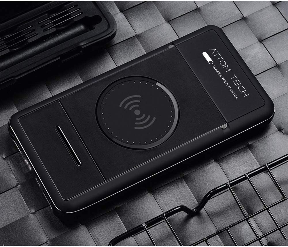 Wireless Charger Power Bank Phone Stand 10000mAh Qi Wireless External Battery