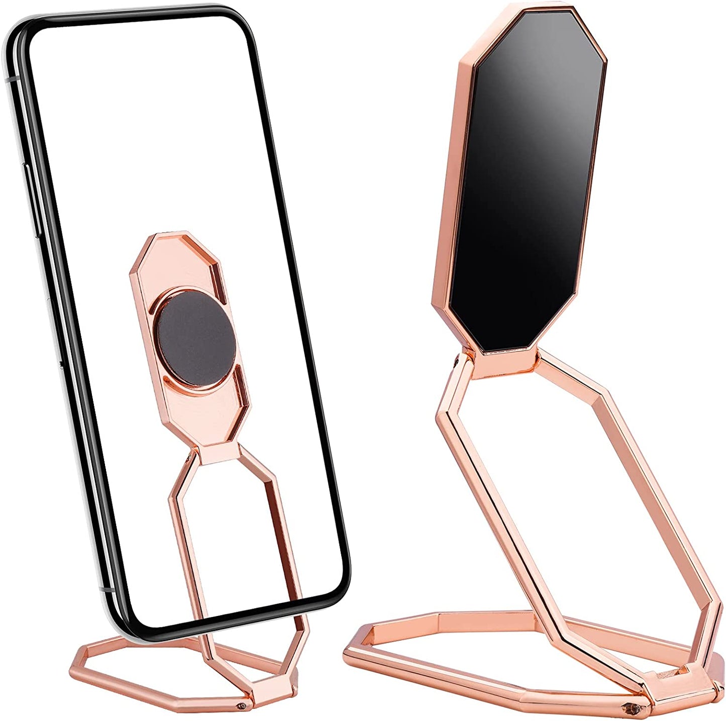 Foldable Magnetic Cell Phone Ring Holder Finger Kickstand Rotation Phone Stand