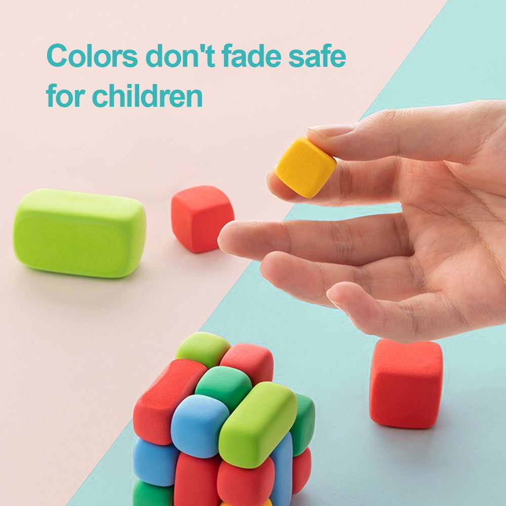 Air Dry Polymer Clay Soft 33 Colors Ultra Light Foam Clay Non-Toxic for Children