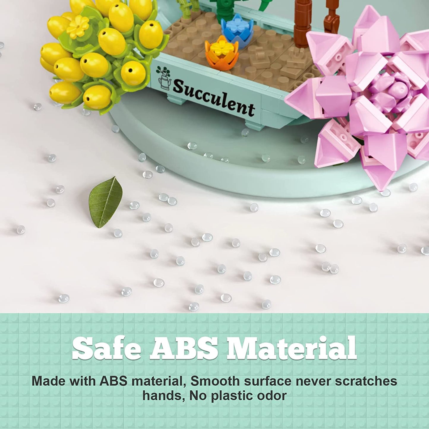 Bonsai Mini Succulents Building Blocks 277PCS Set Flower Bouquet Toys Plant