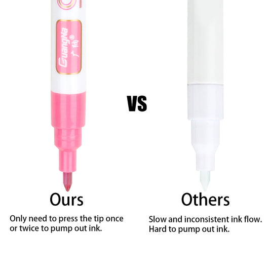 Self-outline Golden Super-Squiggles Metallic Markers, 8 Color Outline Marker Dou