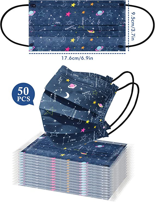 50-Pack Disposable s Individually Wrapped Adult Size Constell