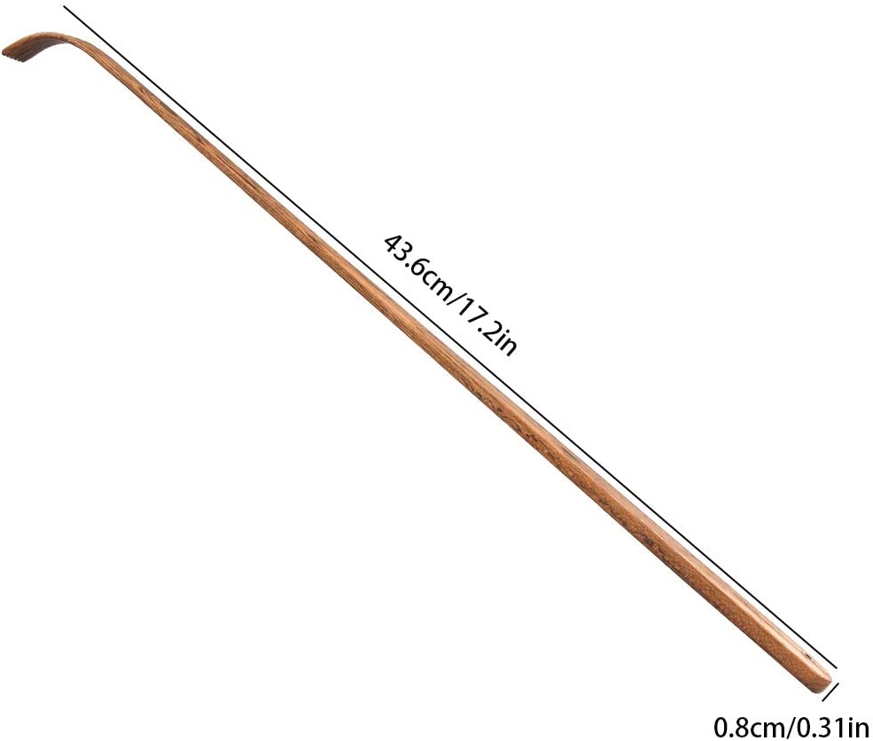 100% Natural Bocote Wood Back Massager, Bamboo Therapeutic Back Scratchers, Body