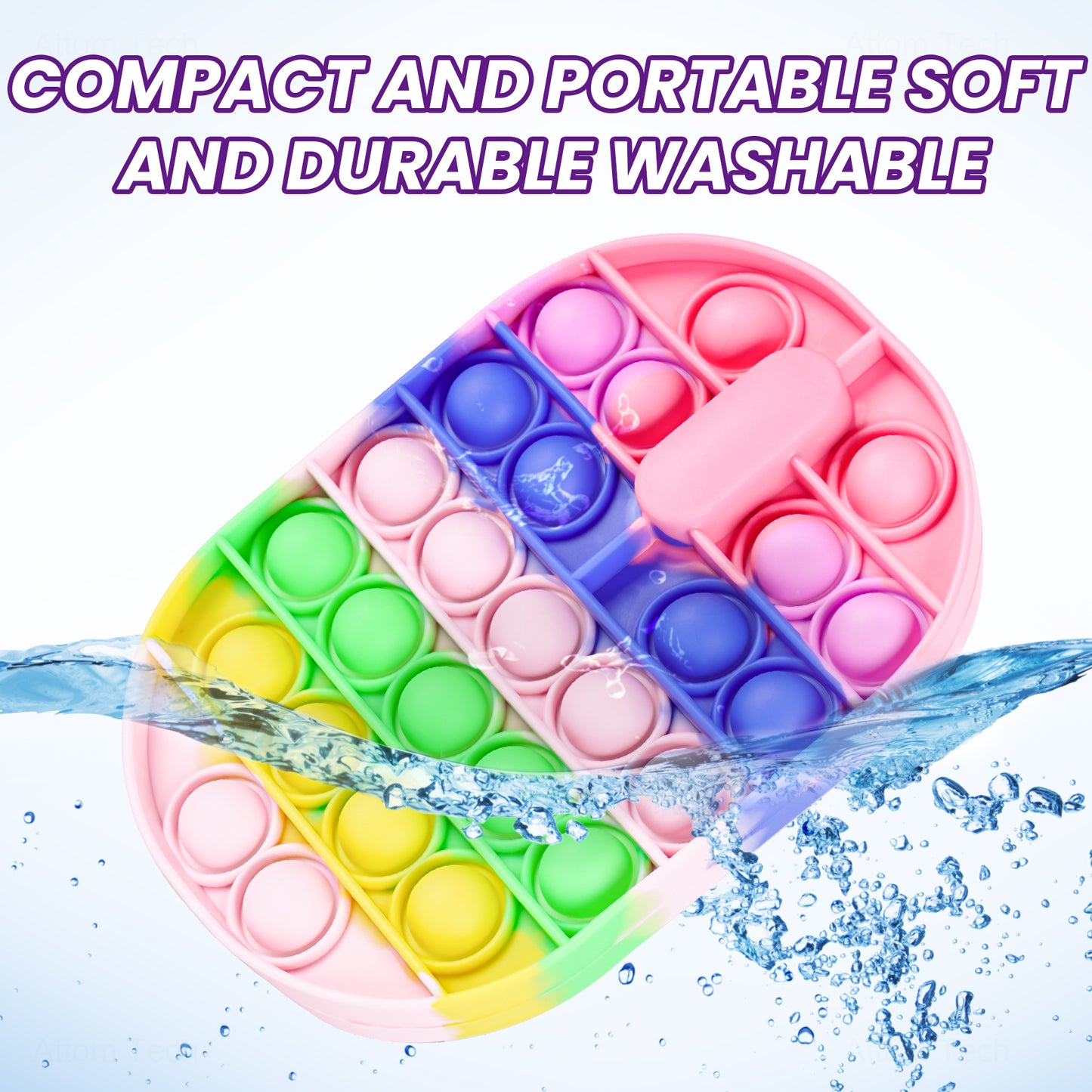 2PCS Large Bubble Computer Mouse Push Pop Fidget Sensory Toys
