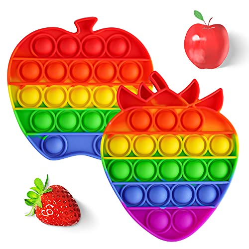 Fidget Pack 2PCS Push Pop Bubble Sensory Fidget Toys, for Special Needs Stress