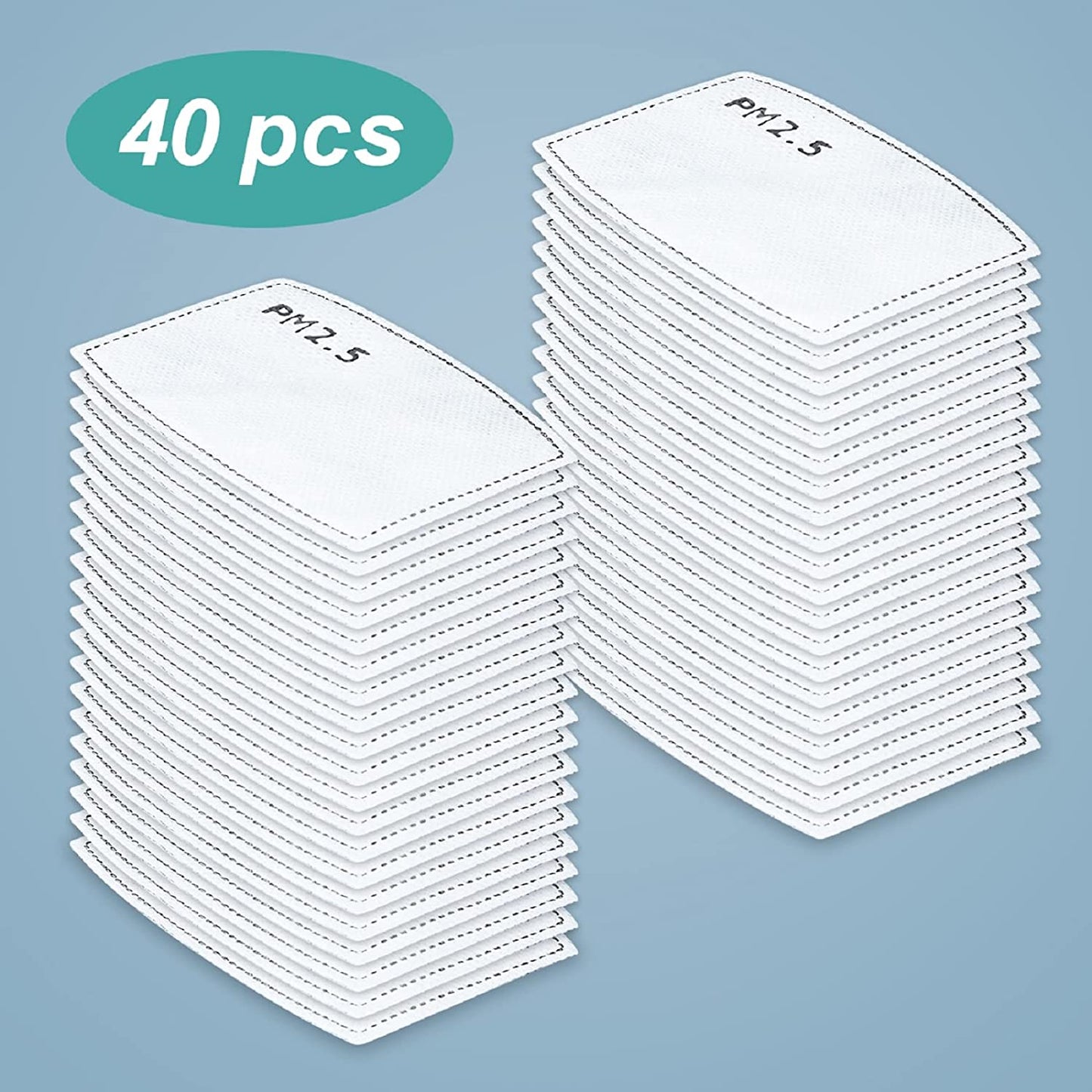 Kids Size Filter Set 40-Pack 5-Layer DIY Craft for Indoor and Outdoor Activities