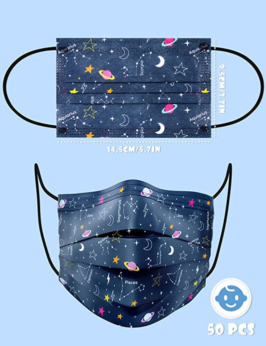 50PCS Kids Constellation Disposable Scorpio Sagittarius Libra Individually Wrap
