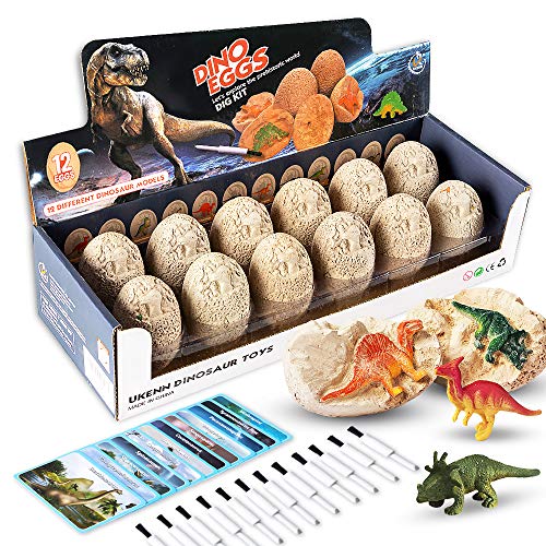Dinosaur Eggs Dino Kit 12PCS Break Open Easter Egg Toy Large Dinosaur Filled Egg