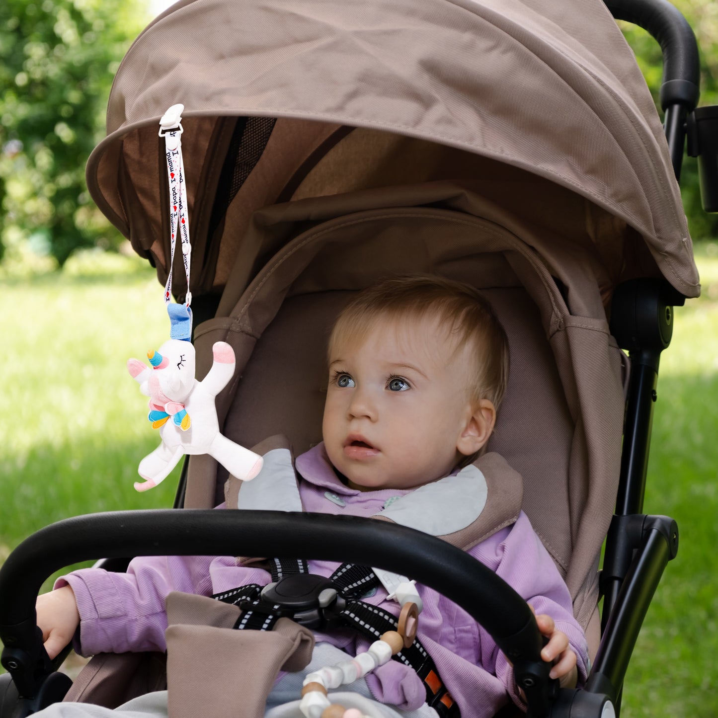 8PCS Unisex Baby Teething Adjustable Length Pacifier Clip Sraps, Universal Saf