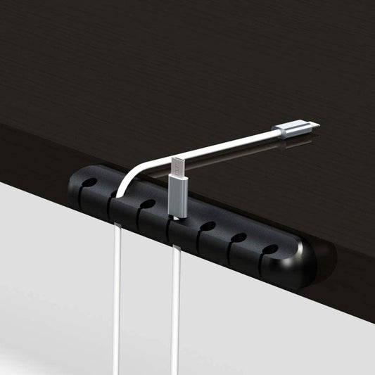 Self-Adhesive Multi-Opening Cable Clips 2PCS Table Cord Organizer Holder System