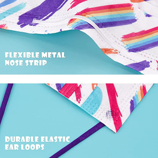 50-Pack Adults Size Disposable s Individually Wrapped 5 Children Wa