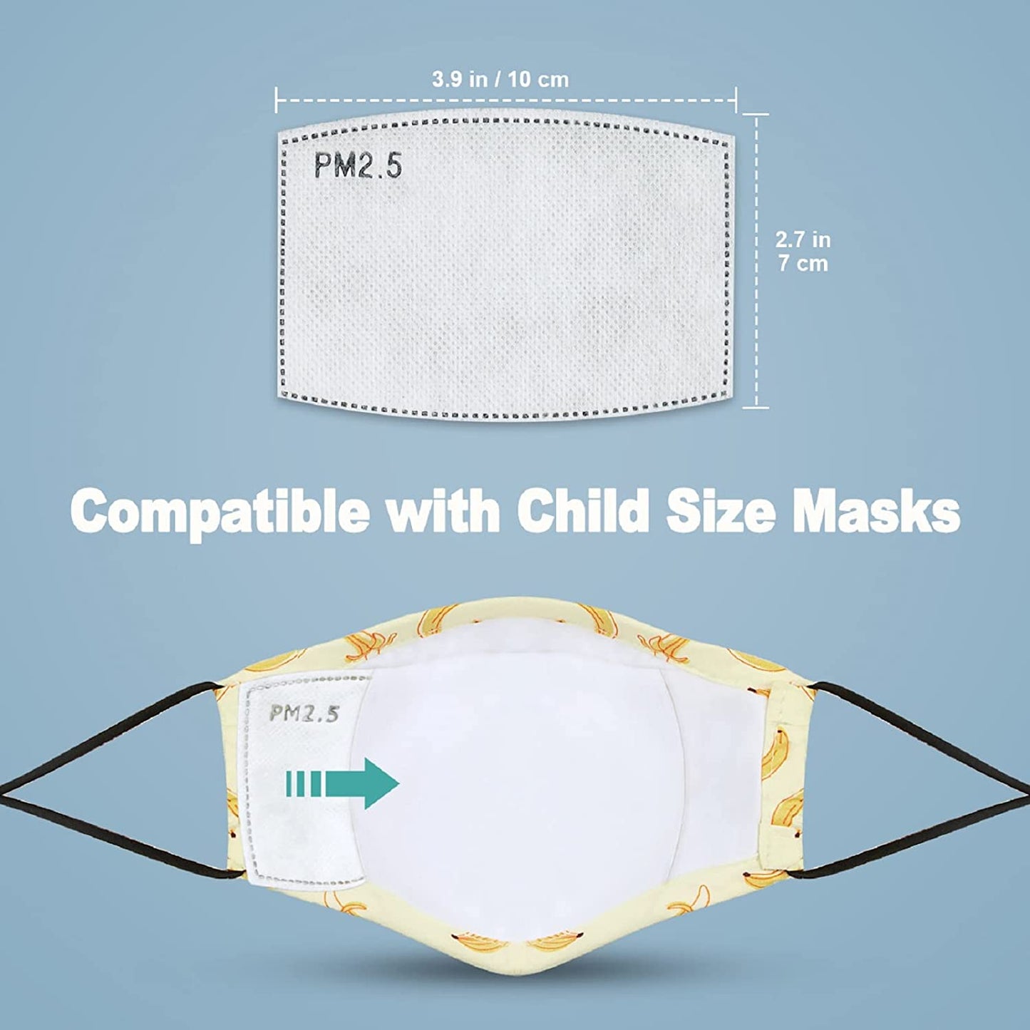 Kids Size Filter Set 40-Pack 5-Layer DIY Craft for Indoor and Outdoor Activities