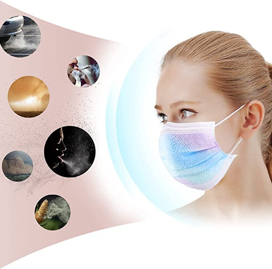 Unique Mesh Cool Touch Feel 30PCS Adult Glitter Disposable Fashion