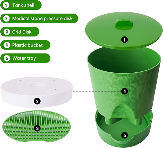 Seed Sprouter Pot Lid Bean Germination Tray Water Strainer Multipurpose Portable