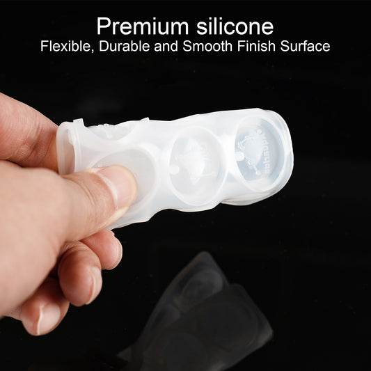 2PCS Astrology Horoscope DIY Epoxy Resin Casting Soft Silicone Molds Jewelry Nec