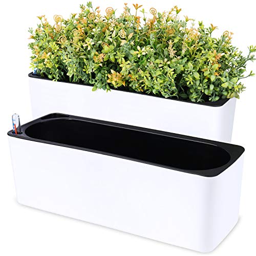 Self-Watering Planter 2PCS Worry-Free Water Gauge Indicator Observation Window
