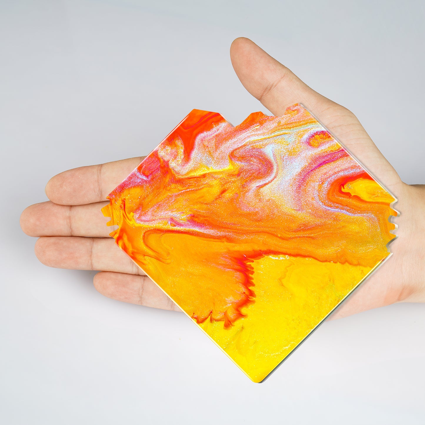 Coaster Resin Mold 5-Part Jigsaw Puzzle Design DIY Epoxy Resin Casting Soft Smoo