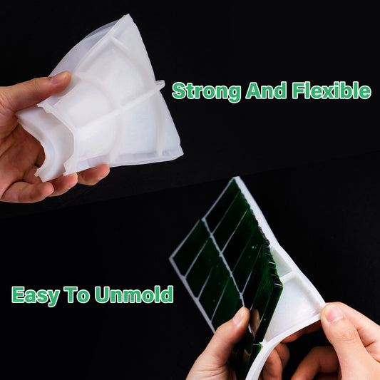 Tarot Card Epoxy Resin DIY Casting Silicone Mold Kit, 24 Cavities for Full Maj