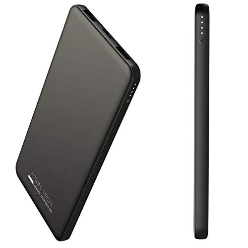 10000mAh Triple USB Outputs Slim Power Bank Ultra Thin Mini Portable Charger