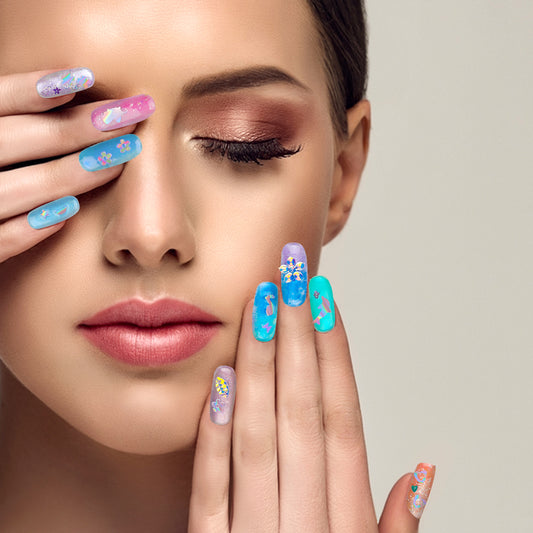 Glitter Multipurpose 3D Iridescent Sequin Holographic Laser Flakes, Assorted Met