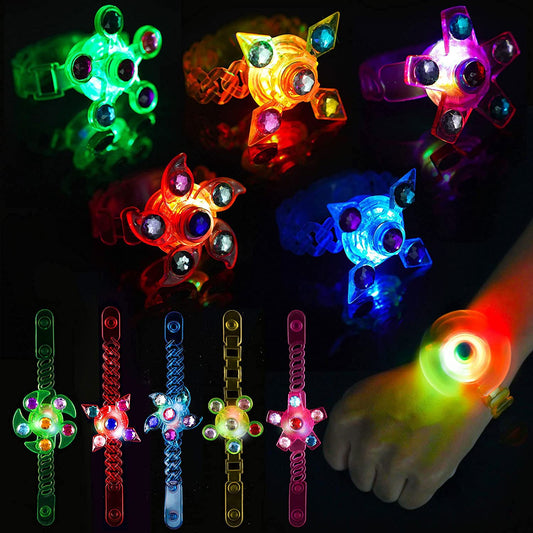 14PCS Light Up Bracelets Party Favors for Kids Glow In The Dark LED Wristband