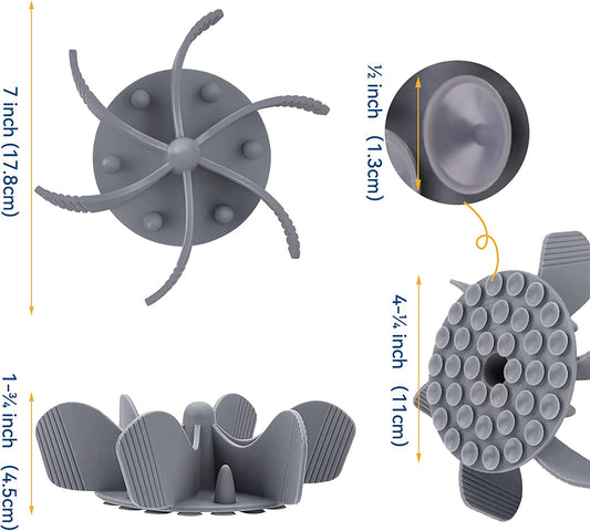 Slow Feeder Dog Bowl Insert Spiral Suction Cup Ideal for Small Medium Large Dogs