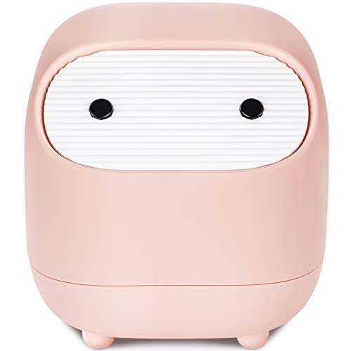 Mini Countertop Trash Can with 6 Rolls of Trash Bags