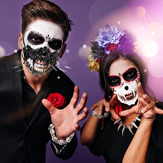 Halloween Party Skull Skeleton Teeth Bones Costume Jewelry Cosplay Collection