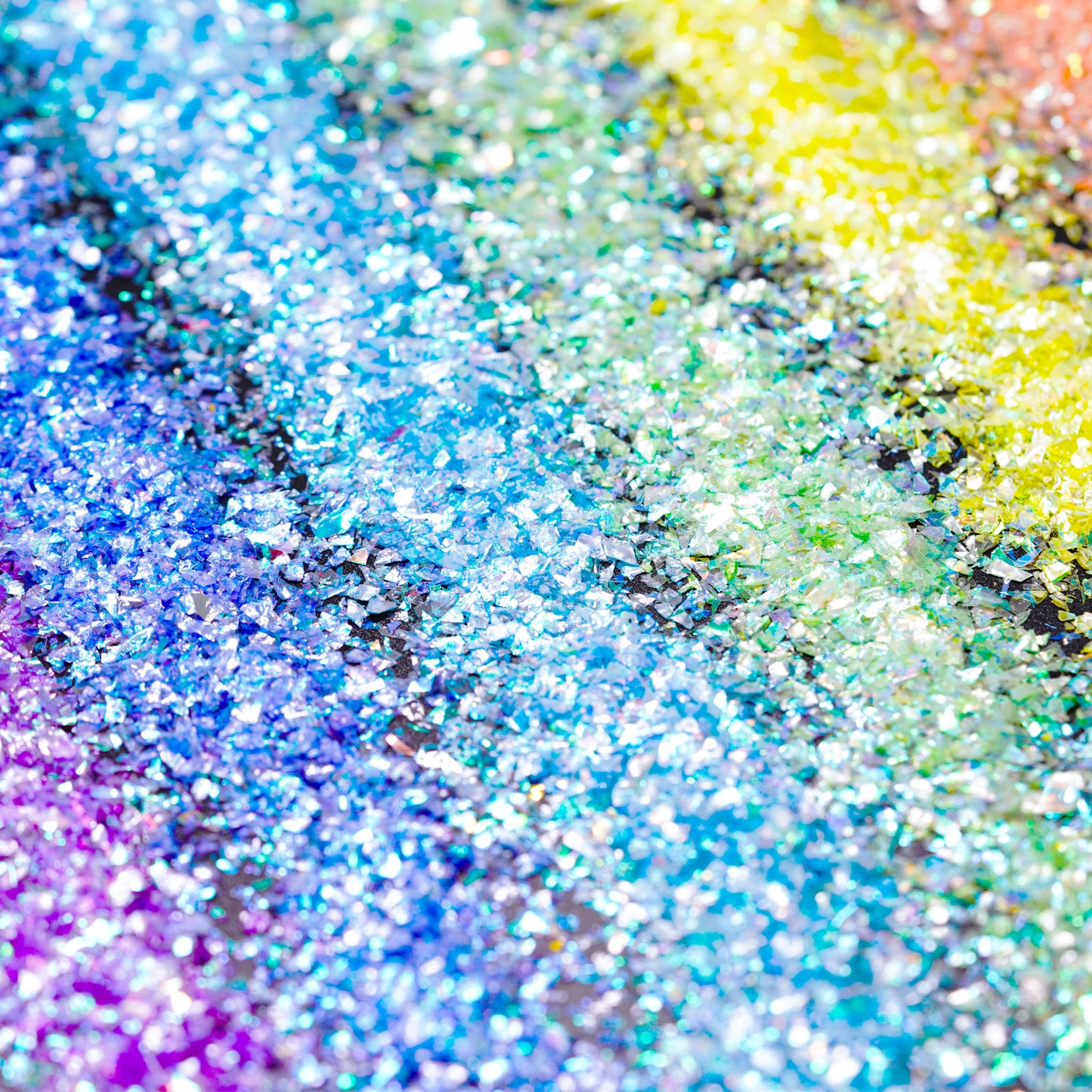 Iridescent Foil Flake Glitter Confetti for DIY Resin Casting, Ice Mylar Paille