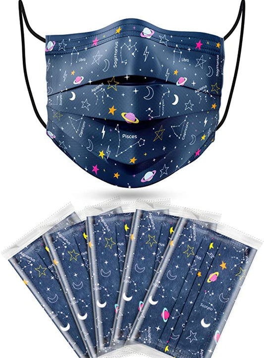 50PCS Kids Constellation Disposable Scorpio Sagittarius Libra Individually Wrap