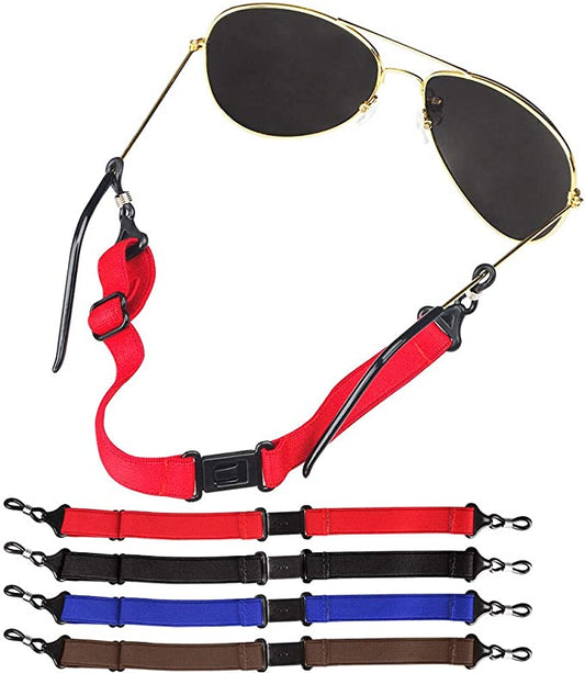 Adjustable Eyeglasses Sunglasses Holder Strap Cord for Sports 4PCS Anti-slippery