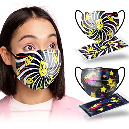 50PCS Adult Disposable s Single-Wrapped 2 New Designs Geometric Aci