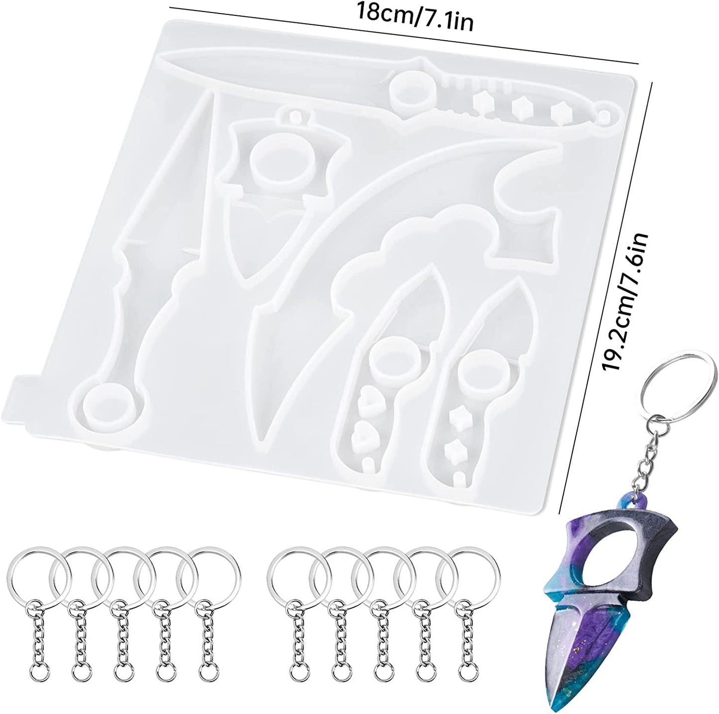 NiArt DIY Silicone Resin Mold Kit