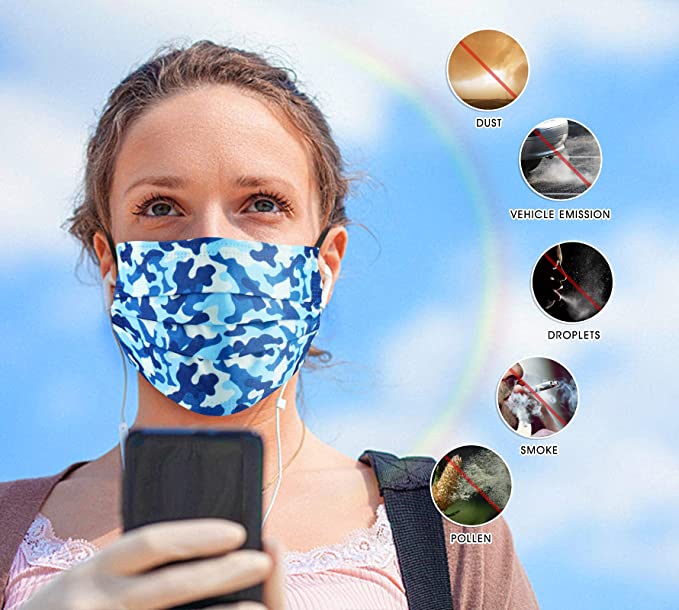 60PCS Camo Disposable Fashion Protection Covering 6 Colors Individually Sealed