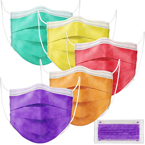 70-Pack Adult Size Disposable Protective Individually Package 5 Colors