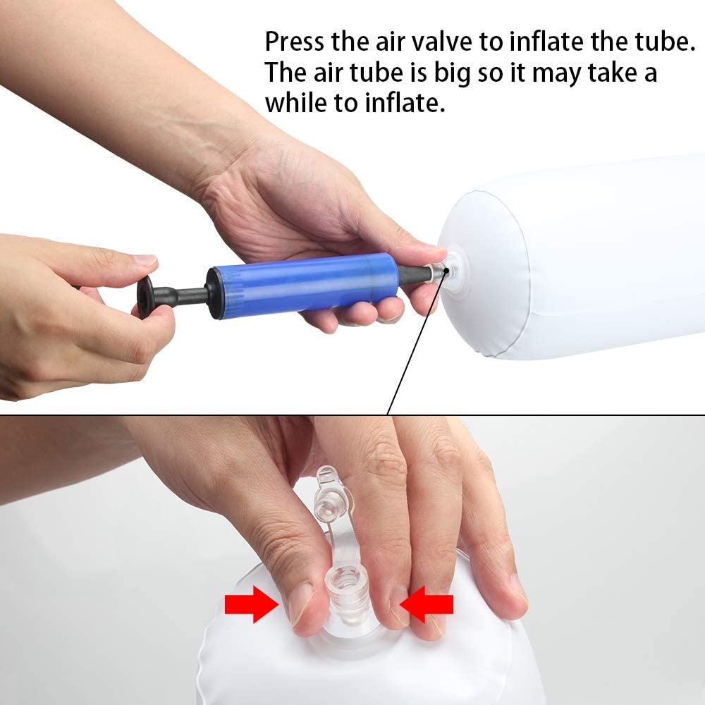 Rollable Jigsaw Puzzle Felt Mat Up to 1500PCS Inflatable Tube (46.5 x 26.5 inch)