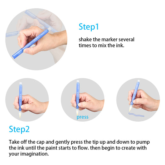 Super Squiggles Self-outline Markers Dream Color Double Line Marker Out-line Pen