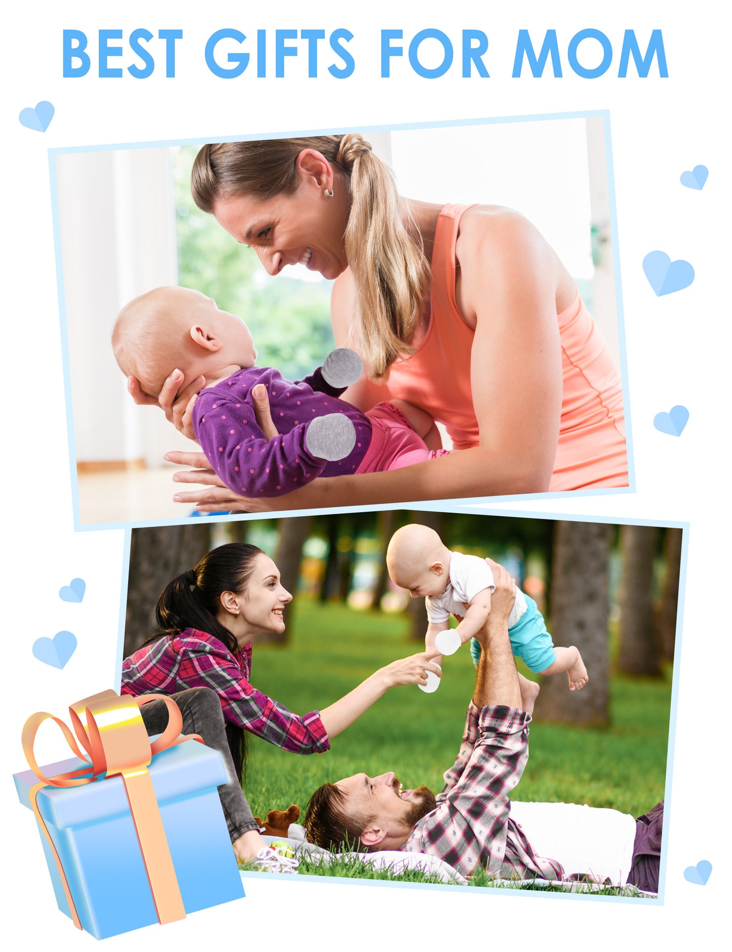 8 Pairs Mittens for 0-6 Months Newborn Baby Boys & Girls, Unisex Soft CVC Cott