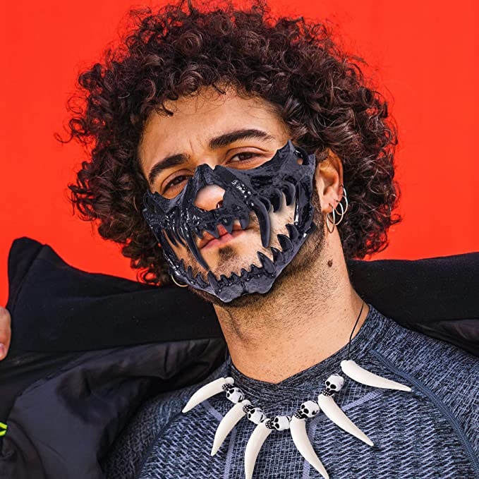 Halloween Party Skull Skeleton Teeth Bones Costume Jewelry Cosplay Collection