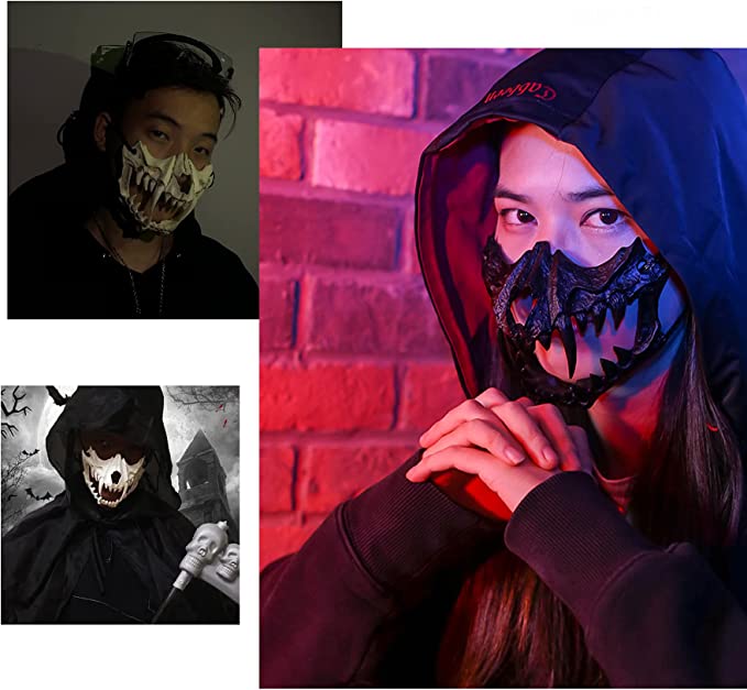 Halloween Party Skull Skeleton Teeth Bones Costume Jewelry Cosplay Collection